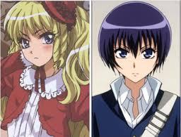  im guessing u mean crossdresser, so heres aoi chan from maid sama!! he crossdresses as a girl!! :)