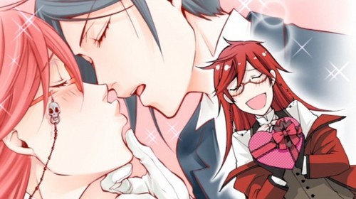  This is Grell's VALENTINE'S dia with sebastian. well that what he wishes it would be like but never going to happen,so stop dreaming Grell.