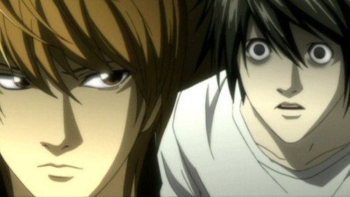  Death Note. I finished the series and I watch my favourite funny scenes on youtube for a good laugh.. X3