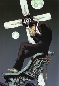  Ok I change my response, I would have to say the most memorable weapon would be Trigun: Wolfwood's Cross! One of the coolest weapons ever!