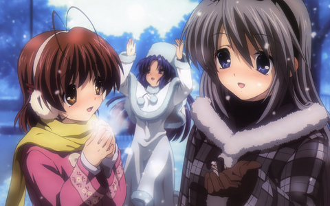  CLANNAD! It's really REALLY REALLY sad, but it's super cute and funny! It's hilarious and sweet when nothing sad is happening, and it has lots of romance.