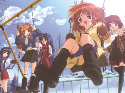  Try kanon 2006(but thr is a চুম্বন in this anime, thats ok rite?), shugo chara(a চুম্বন on the cheek on this anime), k-on, অথবা clannad if u want action, try D. gray man, detective conan(for mystery lovers), nd.. um.. idk inuyasha? হাঃ হাঃ হাঃ ---v heres a pic of kanon