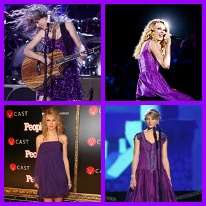  here's mine, I like to wear dresses taylor purple color, because it looks pretty but also looks very elegant..^^