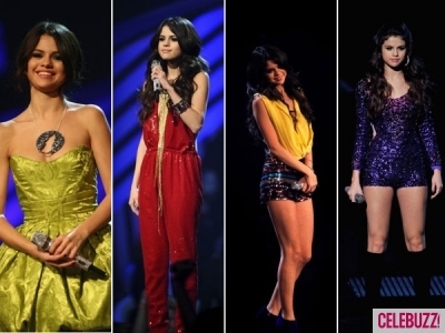  MINE :) Selena Wearing A Red Green Yellow Blue Dress