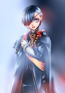 Ciel Phantomhive for soooooo many reasons!
1.)His detimination(he made a deal with the DEVIL)
2.)He's willing to murder a mansion full of people because it brought back bad memories but he gets all guilty when he makes Lizzy cry.
3.)How manipulitive,cruel,proud,over-confident and selfish he can be.
4.)The best crossdresser EVER!
5.)He's a smartass.
6.)Even though he's been kidnappped by occultists,had his family murdered and will have his soul destroyed one day by the person he trusts most,he's still (somewhat)innocent