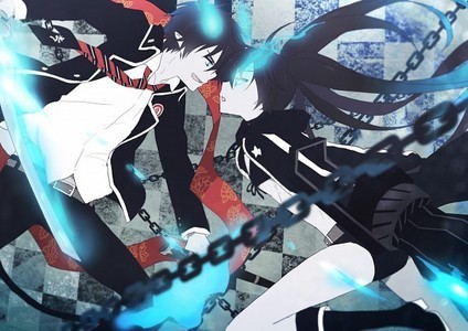  Technically Black Rock Shooter is a "Part" Of Vocaloid. So Here's BRS & Rin from Ao No Exorcist! If it doesn't count then just tell me and I'll take it down! ^_^