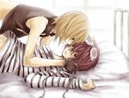  i'm Lesen mello x mattt amnga right now but their from death note!!!