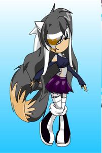  corra the fox 15 loves to adventure and draw hates spiders good at sports fave Warna black blue purple
