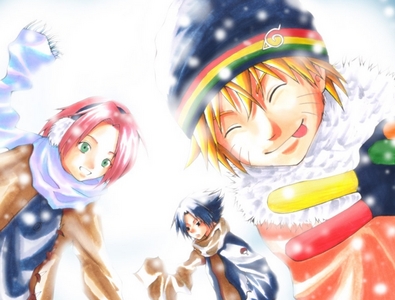  Here's a Наруто related winter picture!^^