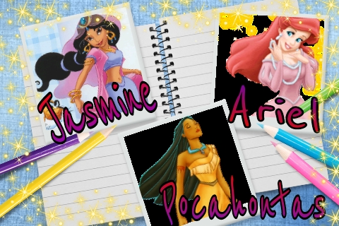  I ADORE JASMINE. ARIEL, AND POCAHONTAS... THEY ALL toon THAT BEING A PRINCESS ISN'T ALWAYS PERFECT ESPECIALLY THAT THEY ARE EXTREMELY BRAVE AND THEY HAVE BIG HEARTS Least is Snow White and Aurora they bore me.. <3 <3