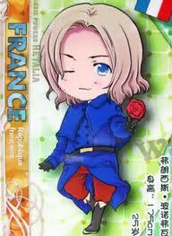  I wouls be France from Hetalia Axis Powers - Incapacitalia for so many reasons, but put bluntly, he's just-like-me.