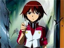  yoshi fuijda from digimon data squad>3she kinda has red hair but the anime states that she has dark pink hair but in my opinion she looks like a red head