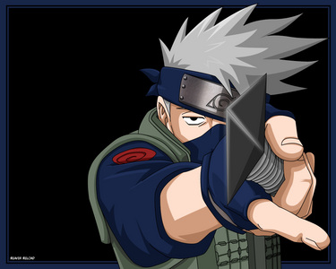 I say Kakashi because he is loyal to his students and would risk his life for them, ALso you got to say he looks and act cool and also acts funny!!