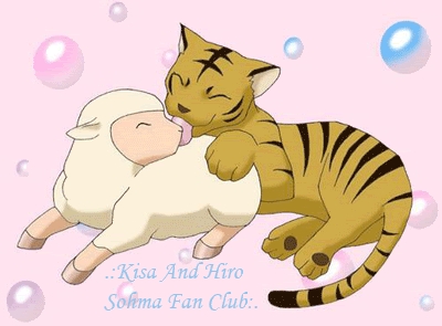 Hiro and Kisa Sohma from Fruits Basket!!<3
Also Kyo and Tohru from Fruits Basket