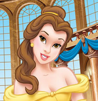 You look like Belle and Rapunzel with her brown hair. And as it asys before. You are a princess!