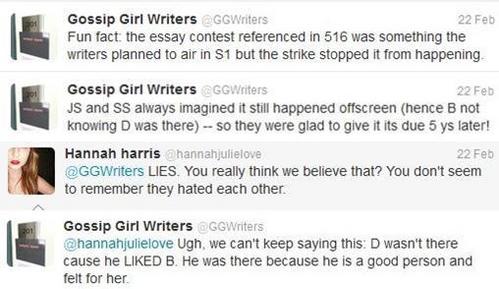  yes he did, maybe this tweet from GG writers can help toi (and maybe others?) to understand it a little bit better