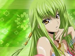 C2 from Code Geass. Gotta pag-ibig the green hair, and just about everything else about her.