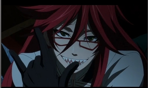  i have a ton of お気に入り characters... just posting one then (its grell <3)...