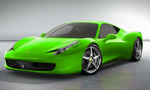  this green ferrari 458 italia
