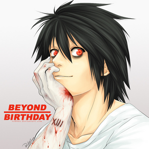  Beyond Birthda from Death Note another note (he is 100% phsyco