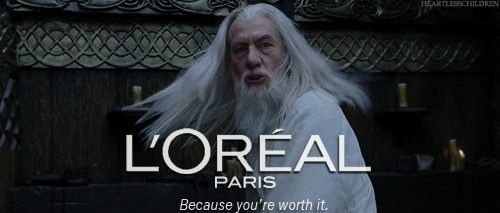  Unless te have hair like Dumbledore's.