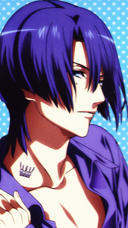  my first one was when i was about 2 ou 3 it was ryoga hibiki from ranma 1/2 i loved him at first sight and he is still one of my favori animé characters ^^ my current one is masato hijirikawa from uta no prince sama (pictured)