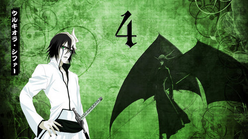  Ulquiorra from Bleach. everybody says he's so cool and hot but I don't see it. He's annoying!!