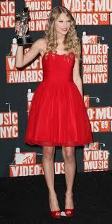 Red dress: