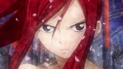  erza scarlet! because she is strong, smart, pretty and responsible...