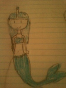 Name: jillian
Age: 13
Creature: mermaid and half human
Royalty: princess
Weapons: mecklace and sword