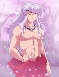yes yes yes yes i absoloutley love inuyasha is so hot and i would love to be in kagomes place