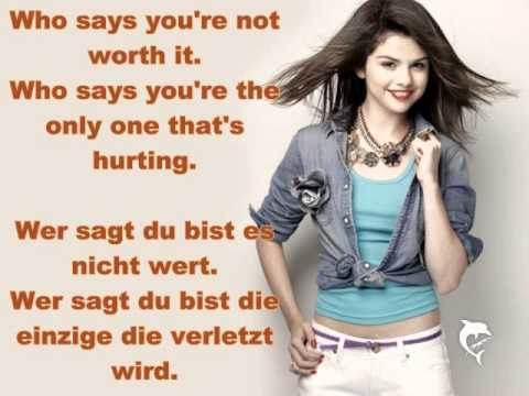 who says by selena!!!!!!!!!!!!!!!