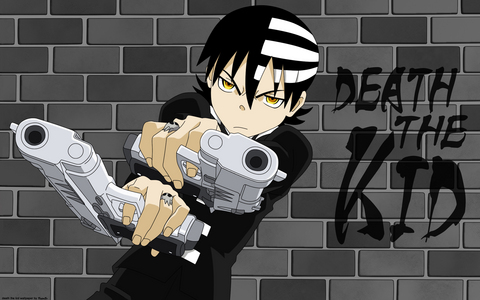  Death the Kid for sure!!! He is from the animé and manga called Soul Eater.What I like about him....well were do I start....His looks ( completley sexy ),strength,bravory,OCD,hair,and soooooo much more. <3