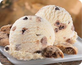 Chocolate chip cookie dough. 