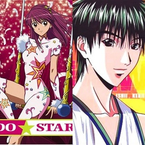  I don't have a idea for this... but i think Kazuhiko Aikawa from Dear Boys and Sora from Kaleido nyota will be a good couple... Aikawa and Sora is never give up to do something :)