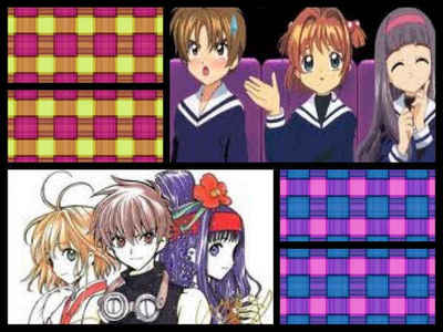  I have Sakura,Syaoran,Tomoyo from: Cardcaptor Sakura 'n' Tsubasa Reservior Chronicles ......