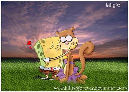  Spongebob and Sandy look perfect look how Spongebob and Sandy together