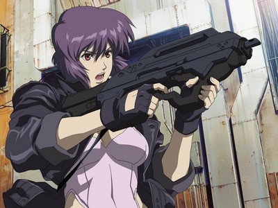  I 愛 this picture: Major Motoko from Ghost in the Shell.