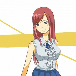  My секунда would be Erza. ^^