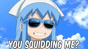  *looks through my anime picture back* .... *finds no pics of a girl with blue hair* :I ... ( =.=) *looks closer* DA HECK?! I FORGOT YOU!! Im sorry Ika-chan D: I won't forget tu again.