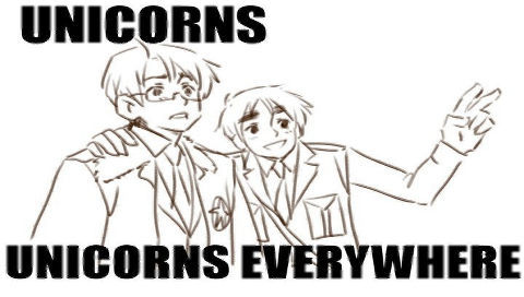  I was watching hetalia - axis powers yesterday with my friend.