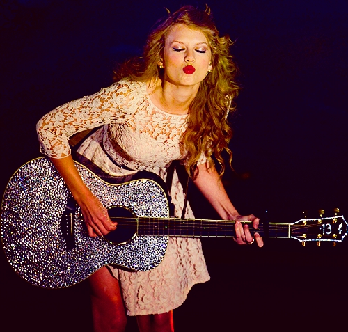 On her Guitar <13