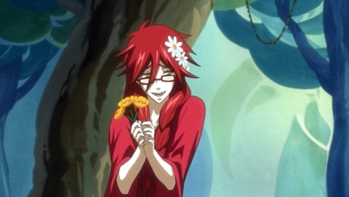 Grell has the best smile ever I think. :D
