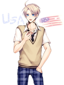 America, because he's sexy and I would at least be entertained xD