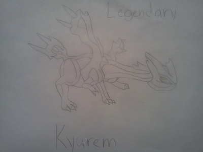  Draw This Kyurem, shouldn't be 2 hard