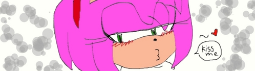  Amy Rose, but I don't need to be a Sonic character to obsess over her. I already do. XD