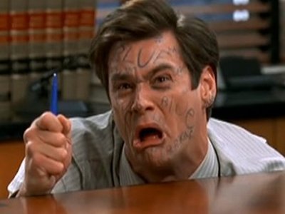  all Jim Carrey 映画 but most of all LIAR LIAR.