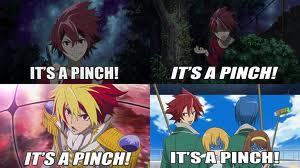  It'sa pinch!