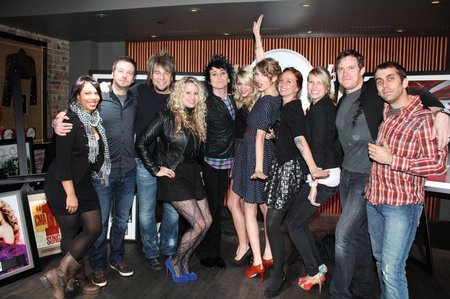  Tay with her band, family, and friends!