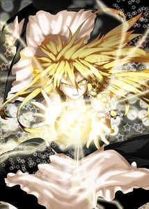  Kirisame Marisa from Touhou. She's a witch. Touhou's not an anime, but....